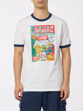Man cotton t-shirt with Avengers print | MARVEL SPECIAL EDITION - MC2 Saint Barth