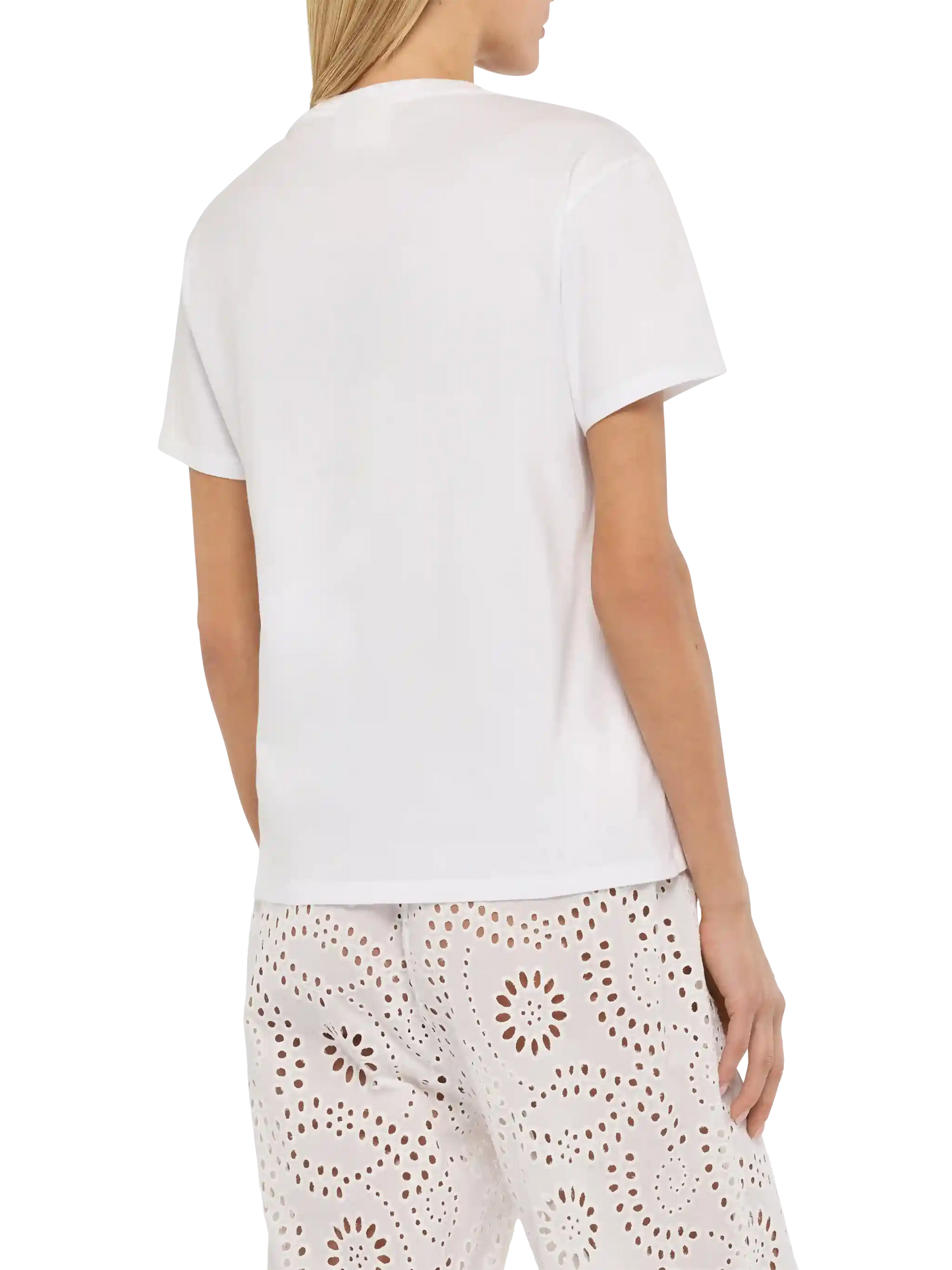 Emilie cotton t-shirt with Texani & Tequila embroidery - MC2 Saint Barth