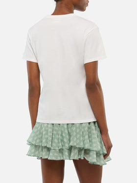 T-shirt Emilie in cotone con ricamo 50 nervosa 50 deliziosa