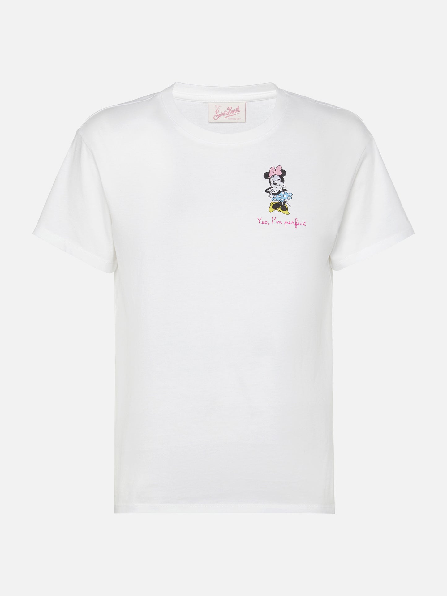 Baumwoll-T-Shirt Emilie mit Minnie Yes, I'm perfect-Stickerei | DISNEY© SONDEREDITION