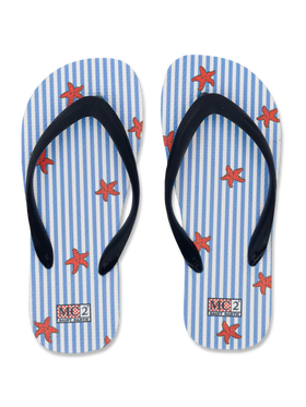 Flip flops with starfish print - MC2 Saint Barth