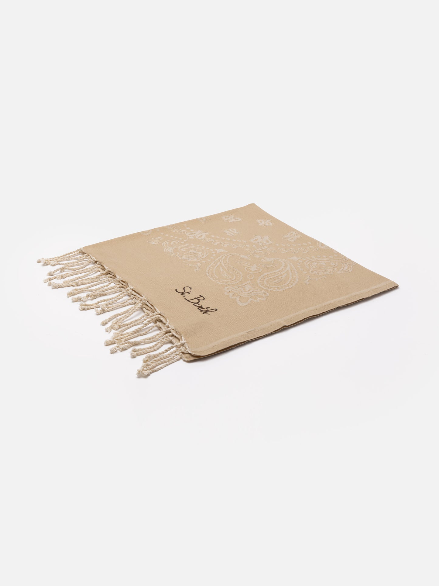 Foutas-Strandtuch aus Baumwolle mit Jacquard-Bandana