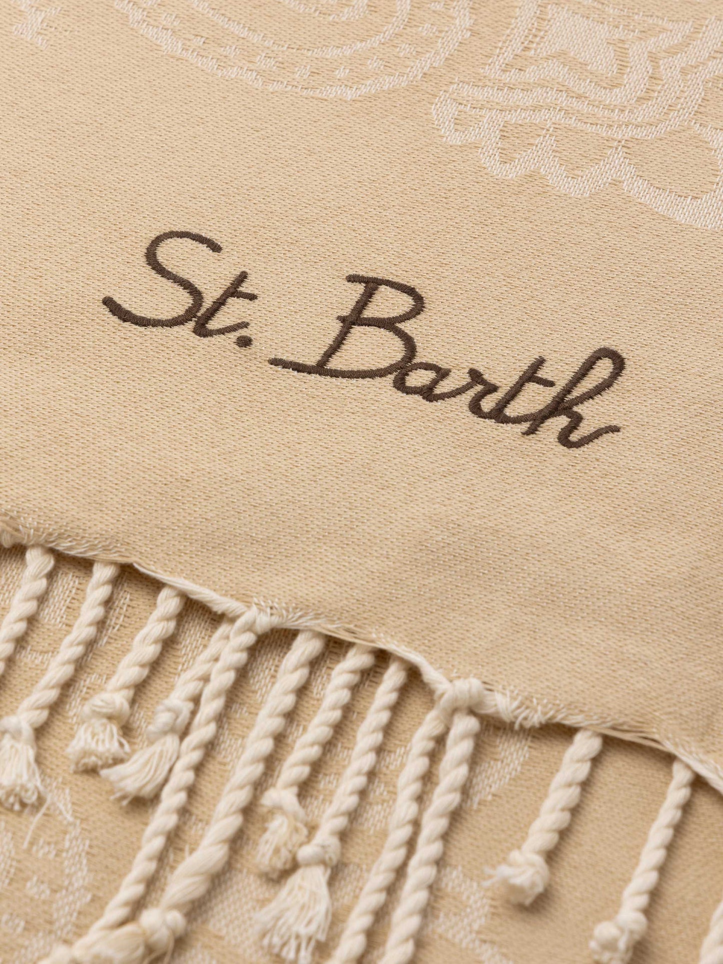 Foutas-Strandtuch aus Baumwolle mit Jacquard-Bandana