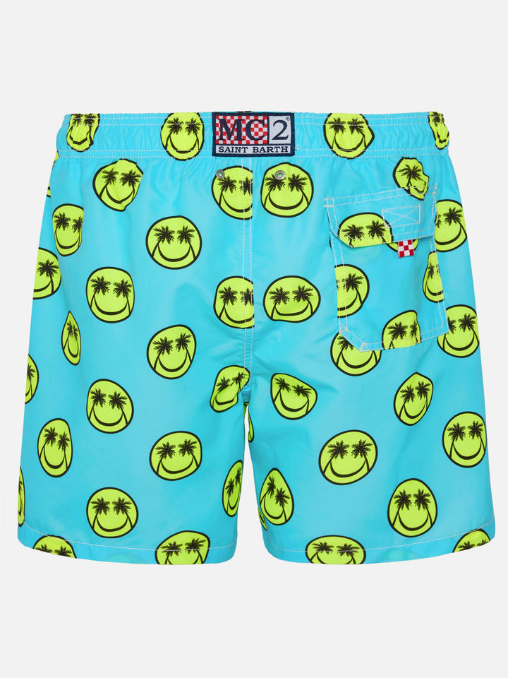 Costume da bagno di media lunghezza Palm smile