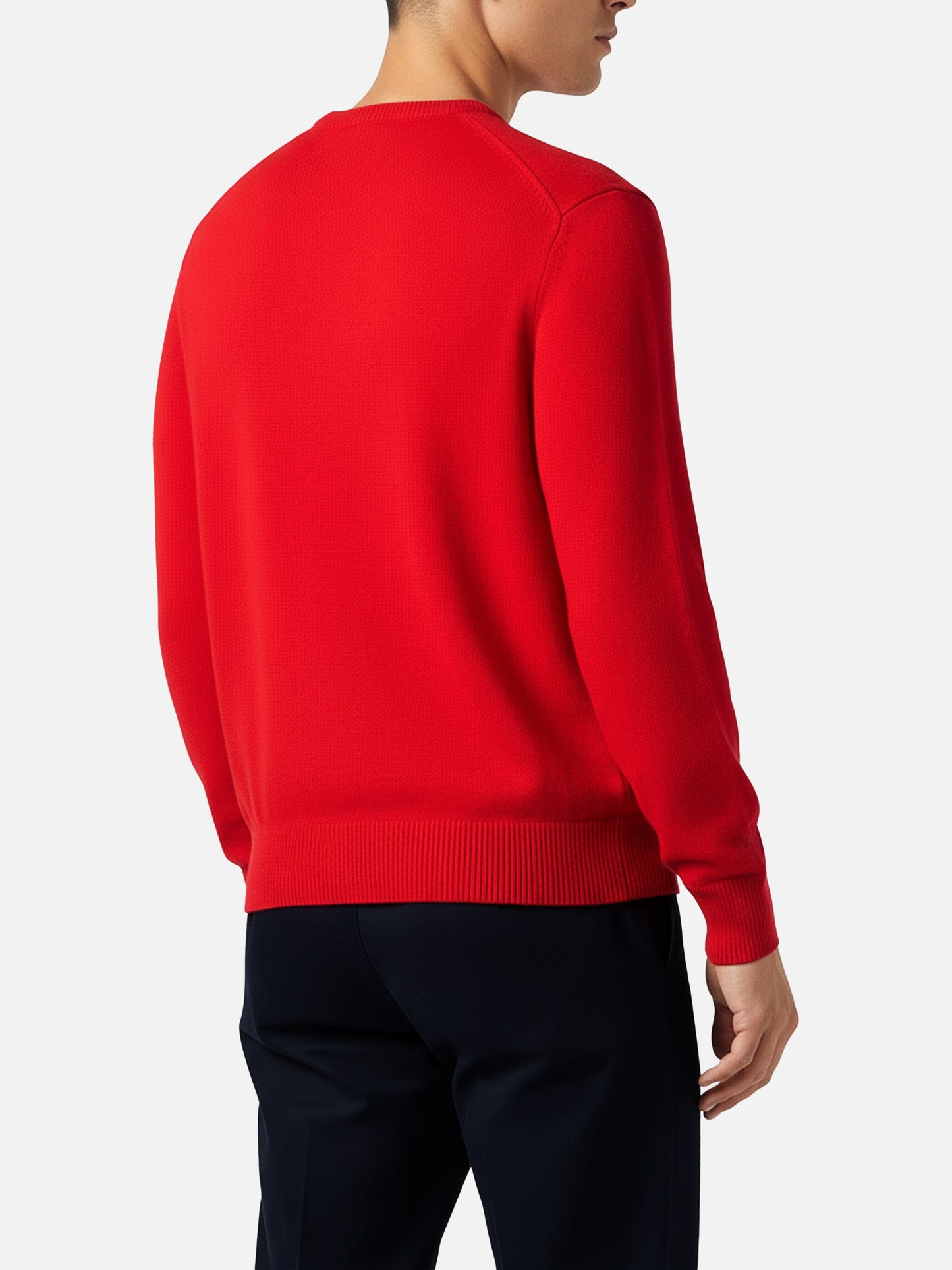 Crewneck sweater Heron with Vacanze di Natale jacquard | VACANZE DI NATALE SPECIAL EDITION