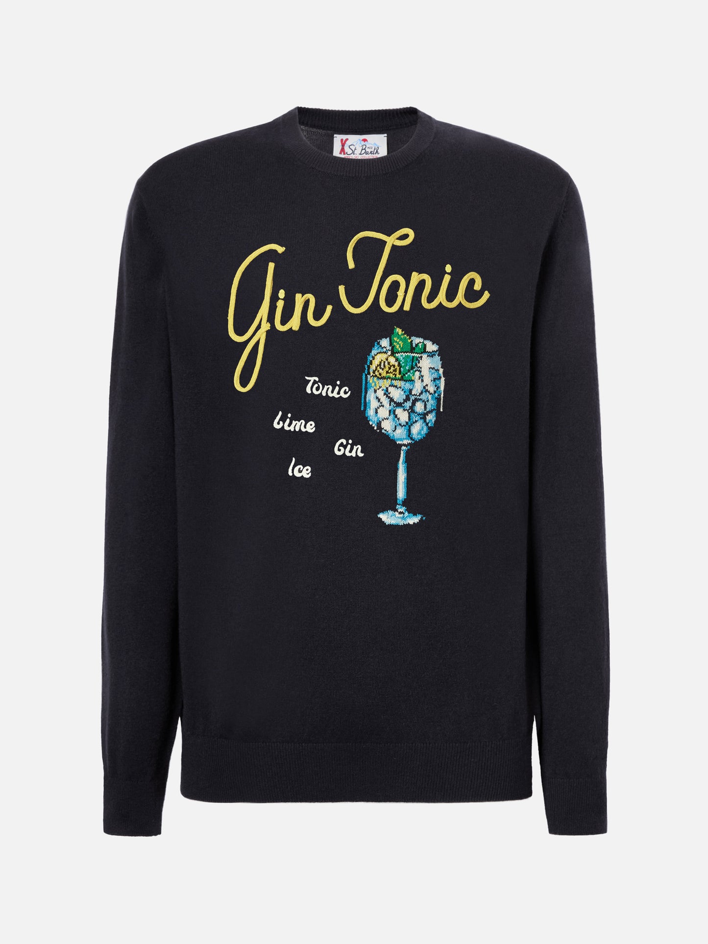 Maglione in misto cashmere Heron con ricamo Gn Tonic
