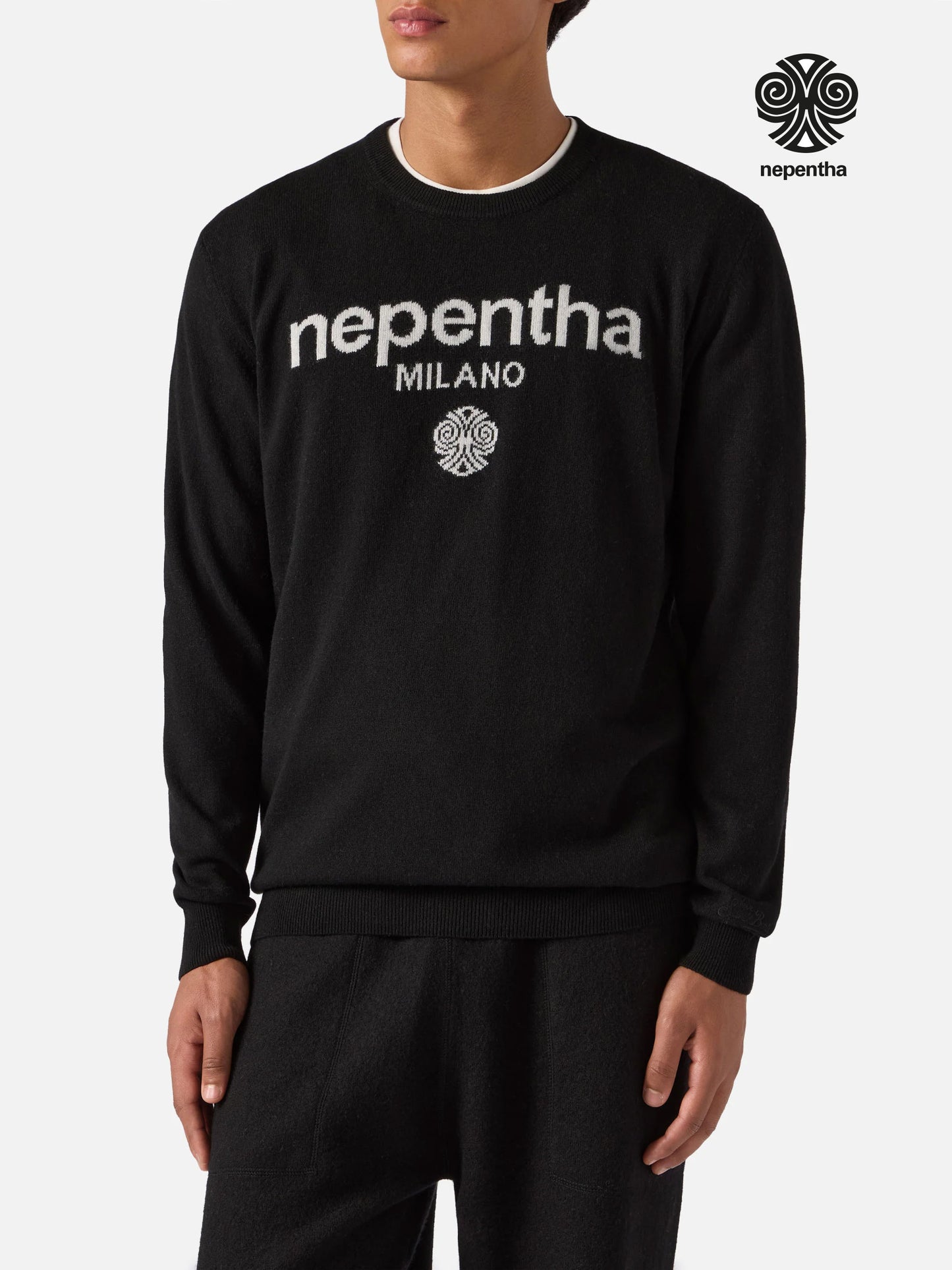 Heron Light sweater with Nephenta jacquard | NEPHENTA SPECIAL EDITION
