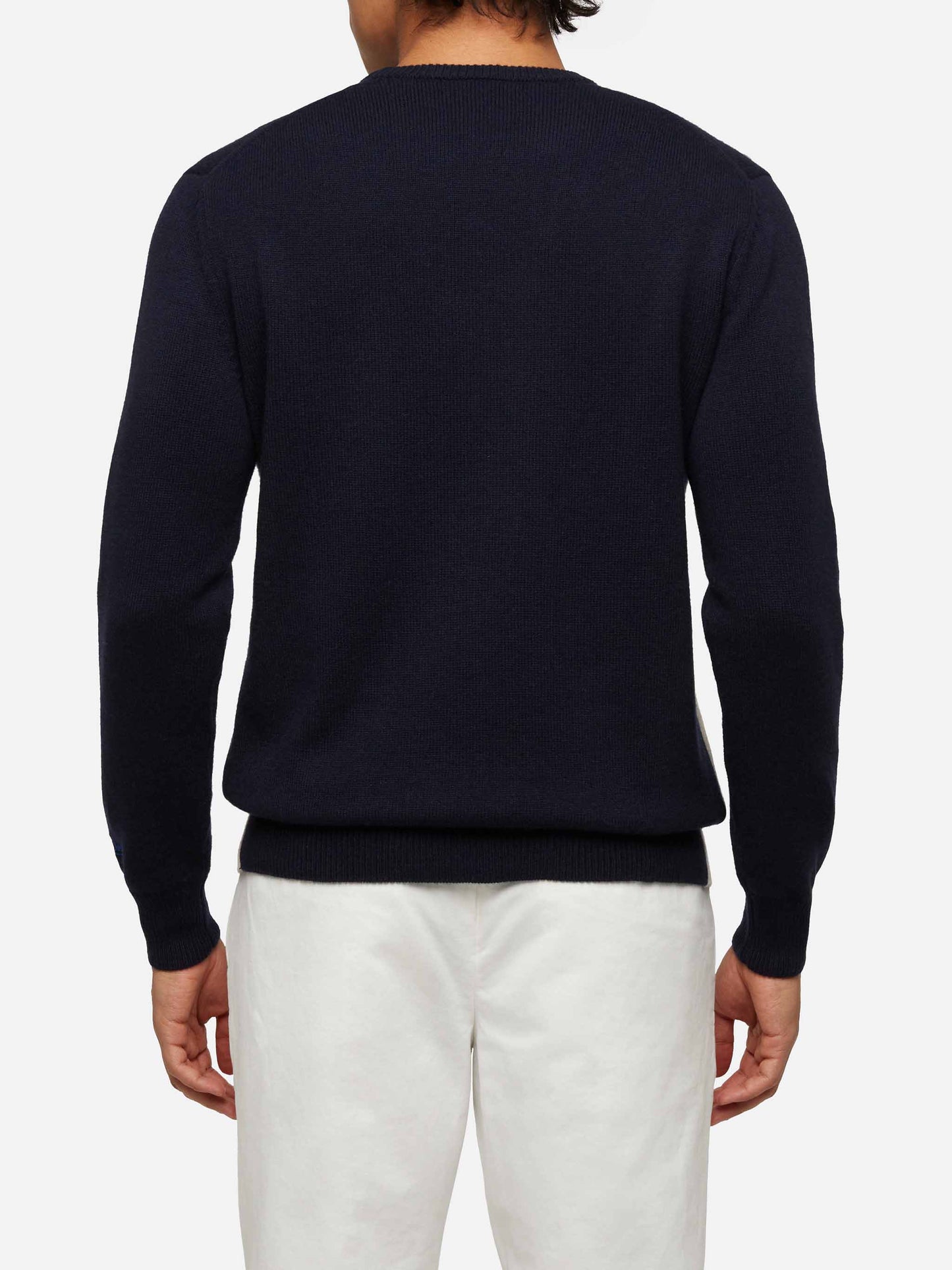 Sweater Heron with Courchevel postcard jacquard - MC2 Saint Barth