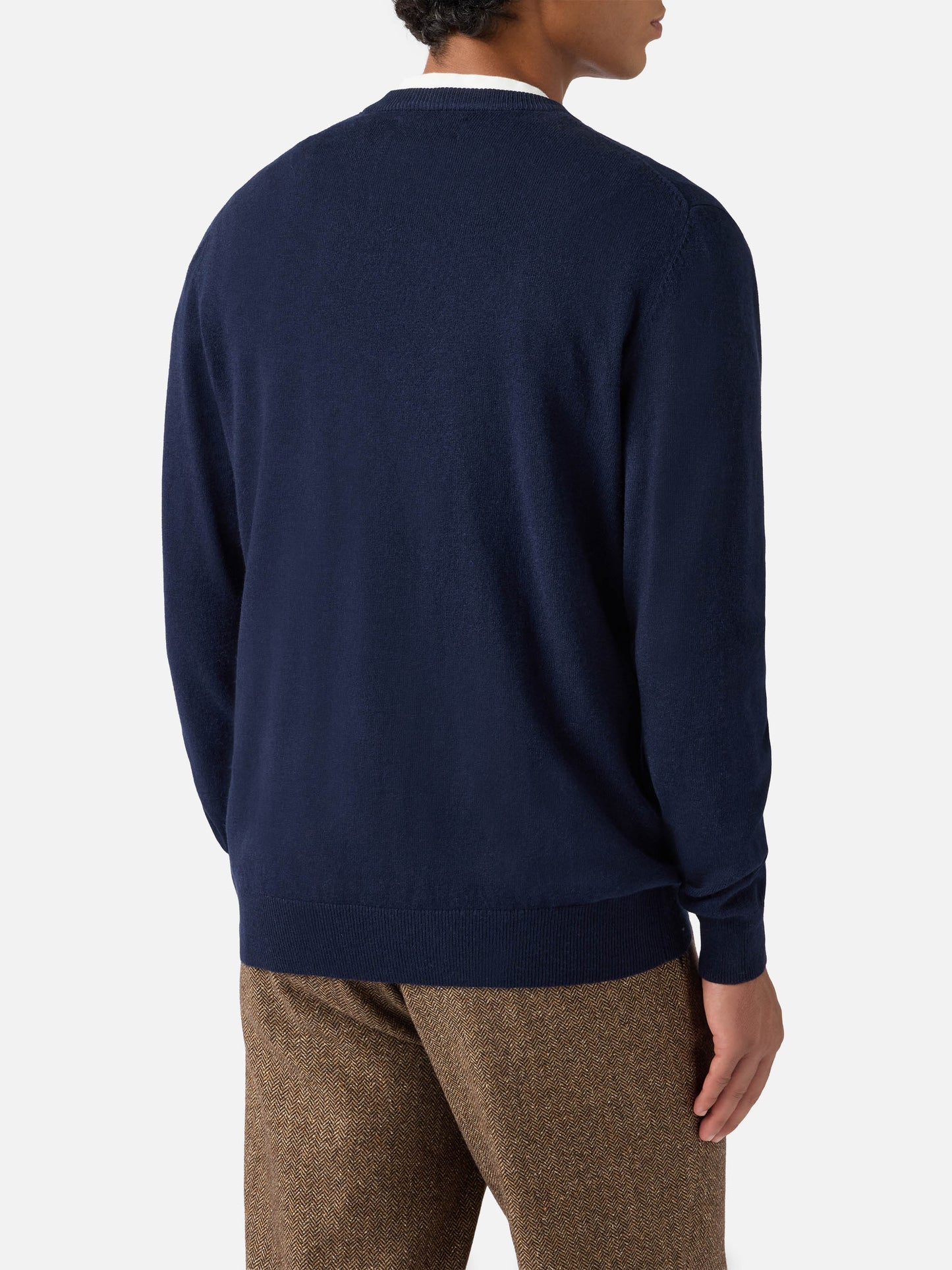Crewneck sweater Heron Light with Snoopy padel champ embroidery | PEANUTS SPECIAL EDITION