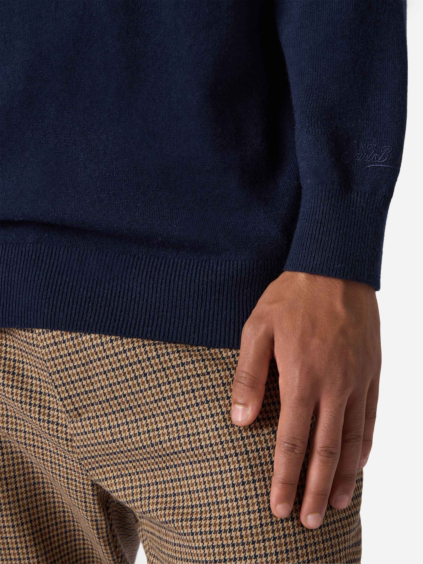 Crewneck sweater Heron Light with Sole, wishky e sei in pole position! embroidery | VACANZE DI NATALE SPECIAL EDITION
