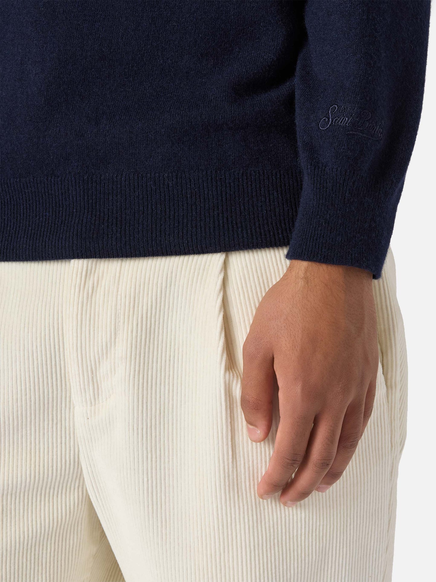Crewneck sweater Heron Light with Provare per credere! embroidery | YUPPIES SPECIAL EDITION