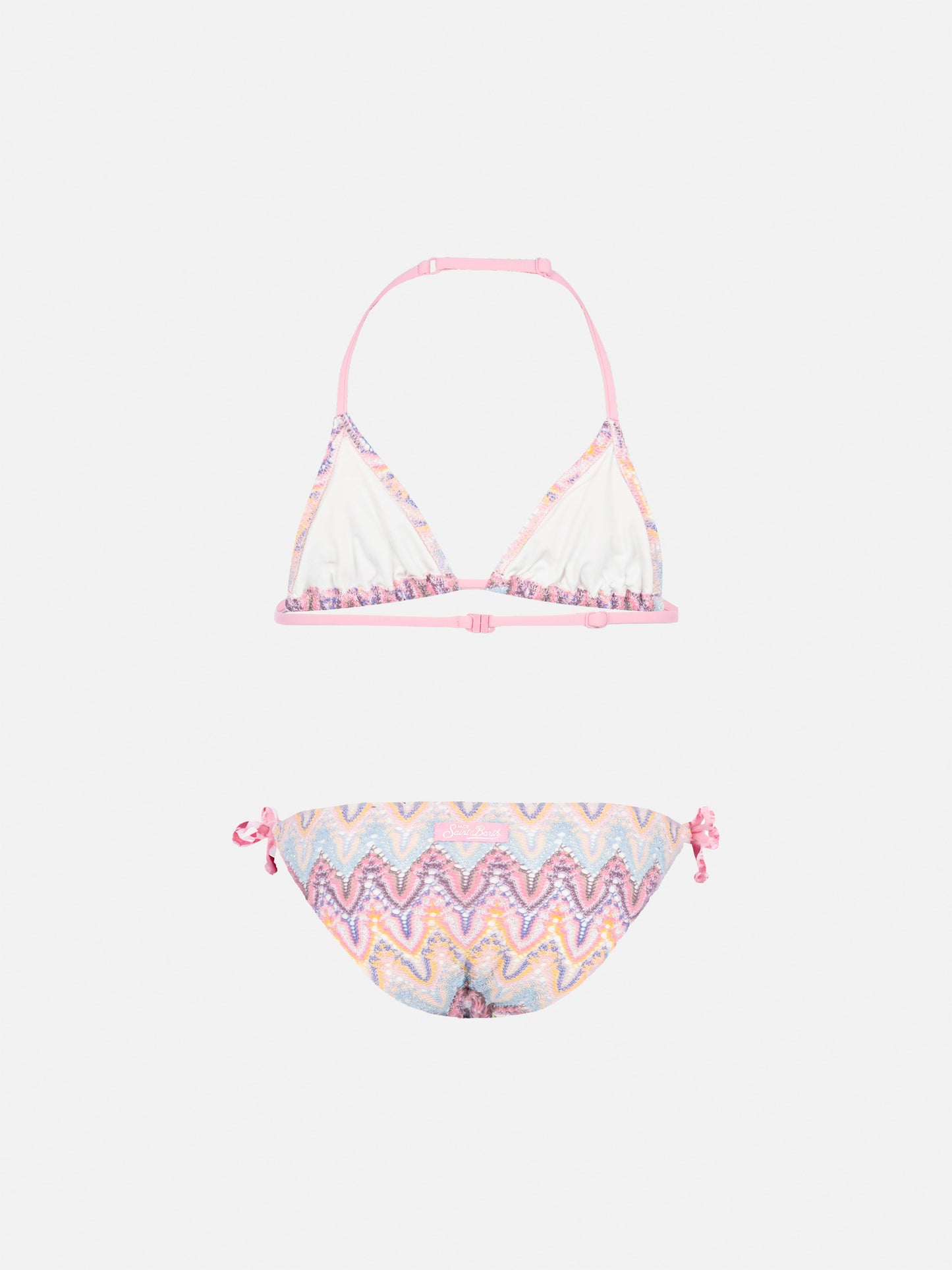 Holly klassischer Triangel-Bikini aus Raschelstoff