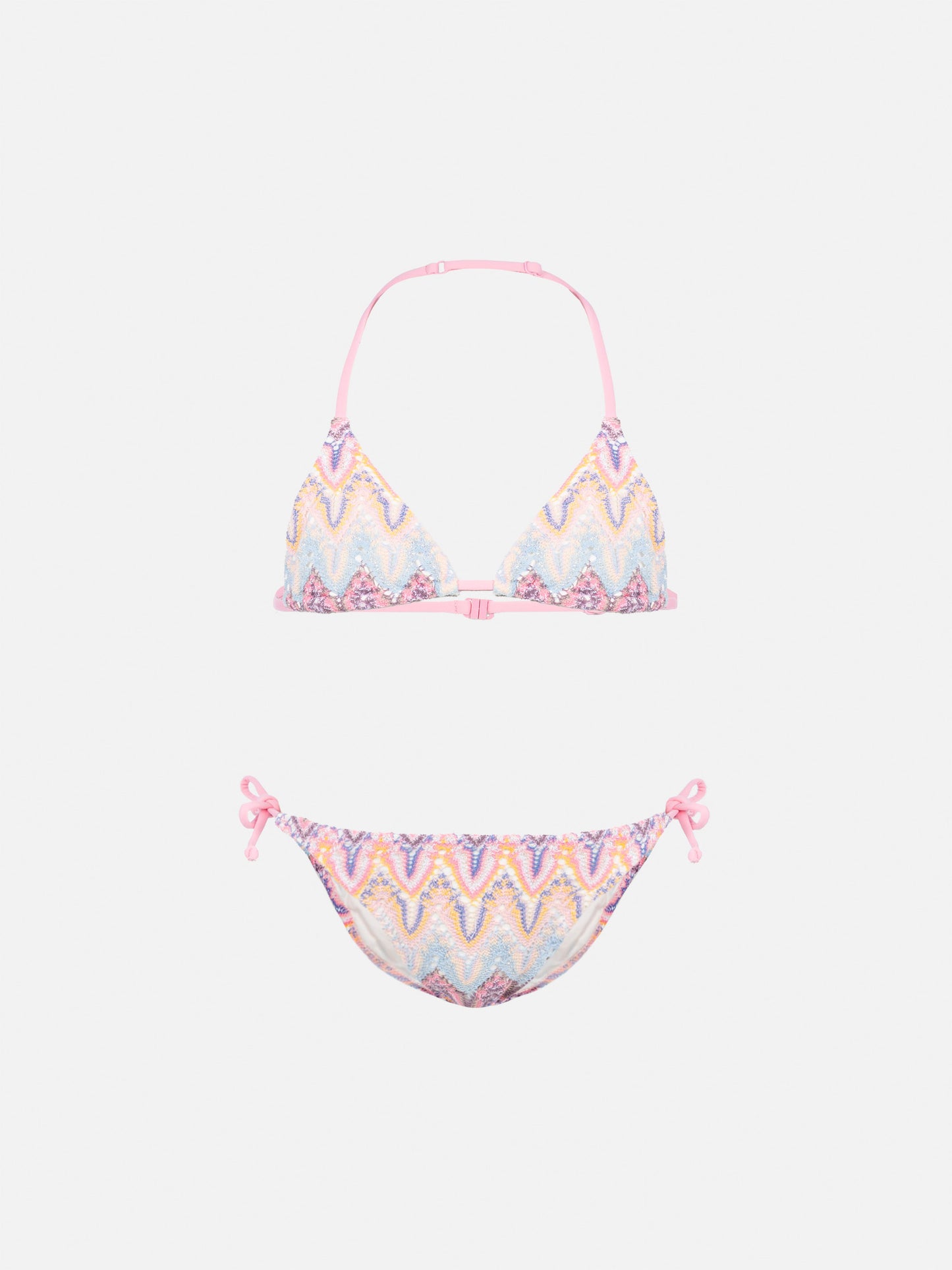 Holly klassischer Triangel-Bikini aus Raschelstoff