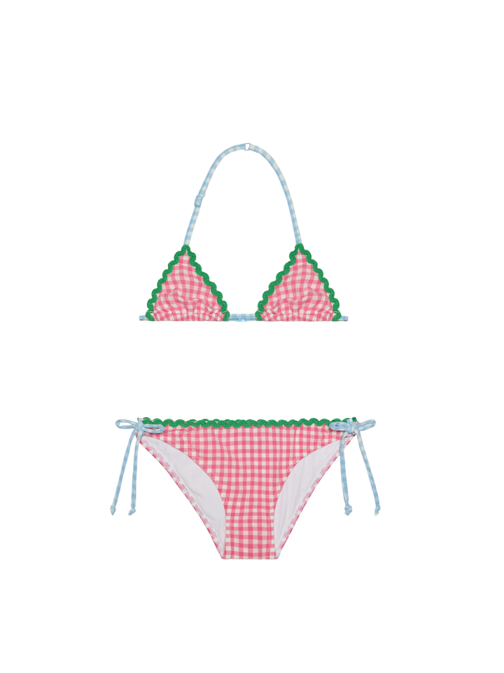 Girl bikini with wave trim