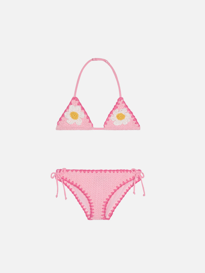 Girl bikini with embroidery