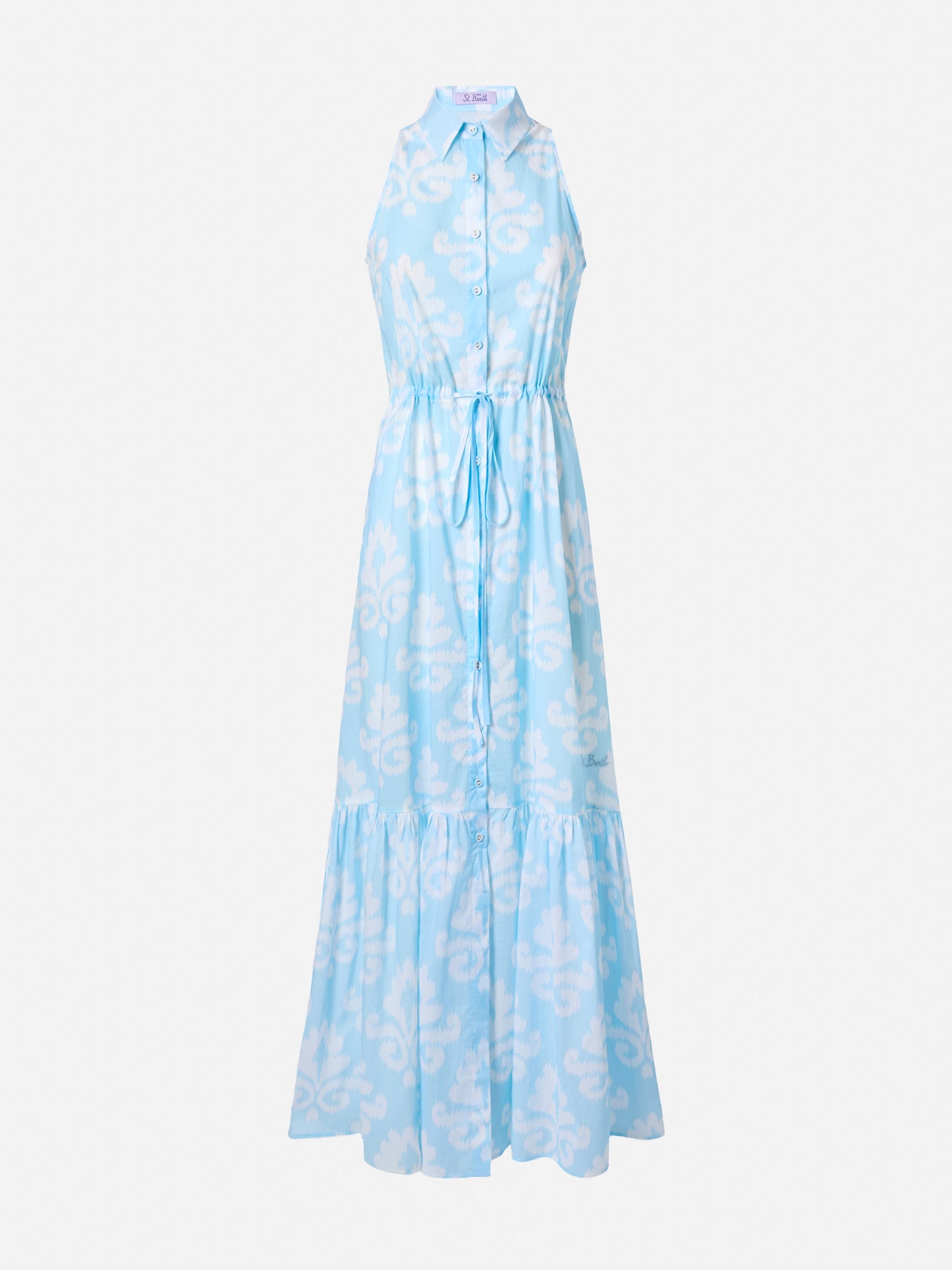 Neckholderkleid Ida mit Ikat-Print