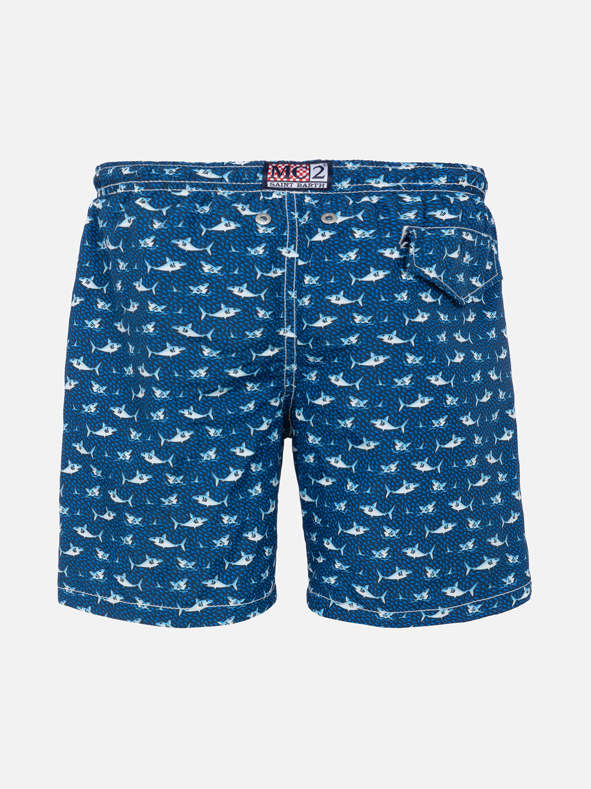 Micro sharks boy light swim shorts - MC2 Saint Barth