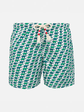 Boy swim shorts with elephant print - MC2 Saint Barth