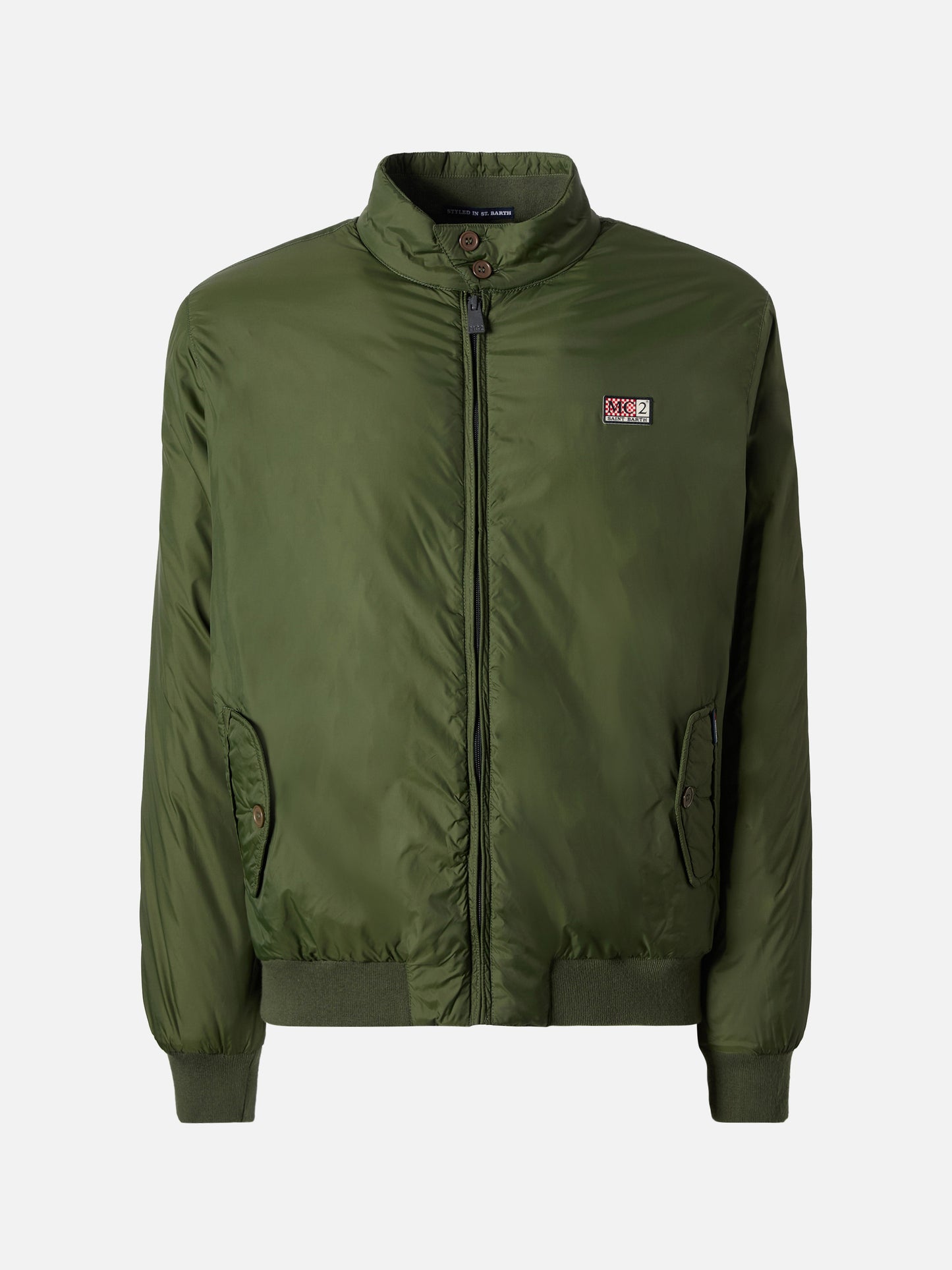 Jet leichte Bomberjacke in Militärgrün