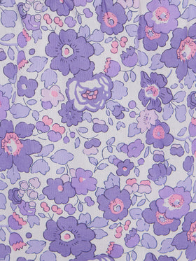 Girl cotton dress Jemine Jr with Betsy print | MADE WITH LIBERTY FABRIC - MC2 Saint Barth