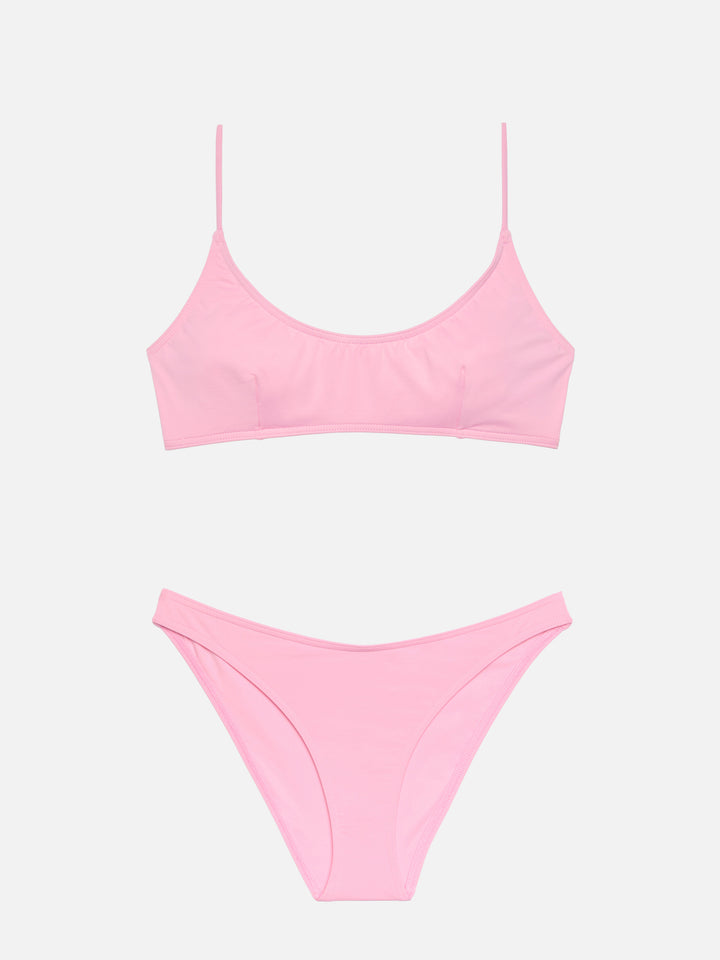 Bikini a bralette Judy Lido color rosa