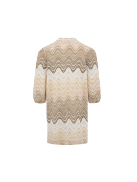 Jumeira Jr gold raschel knit short dress - MC2 Saint Barth