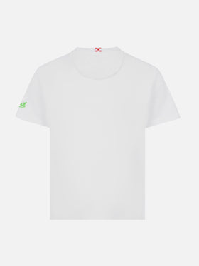 Kea cotton t-shirt with Minecraft printed pocket | MINECRAFT SPECIAL EDTION - MC2 Saint Barth