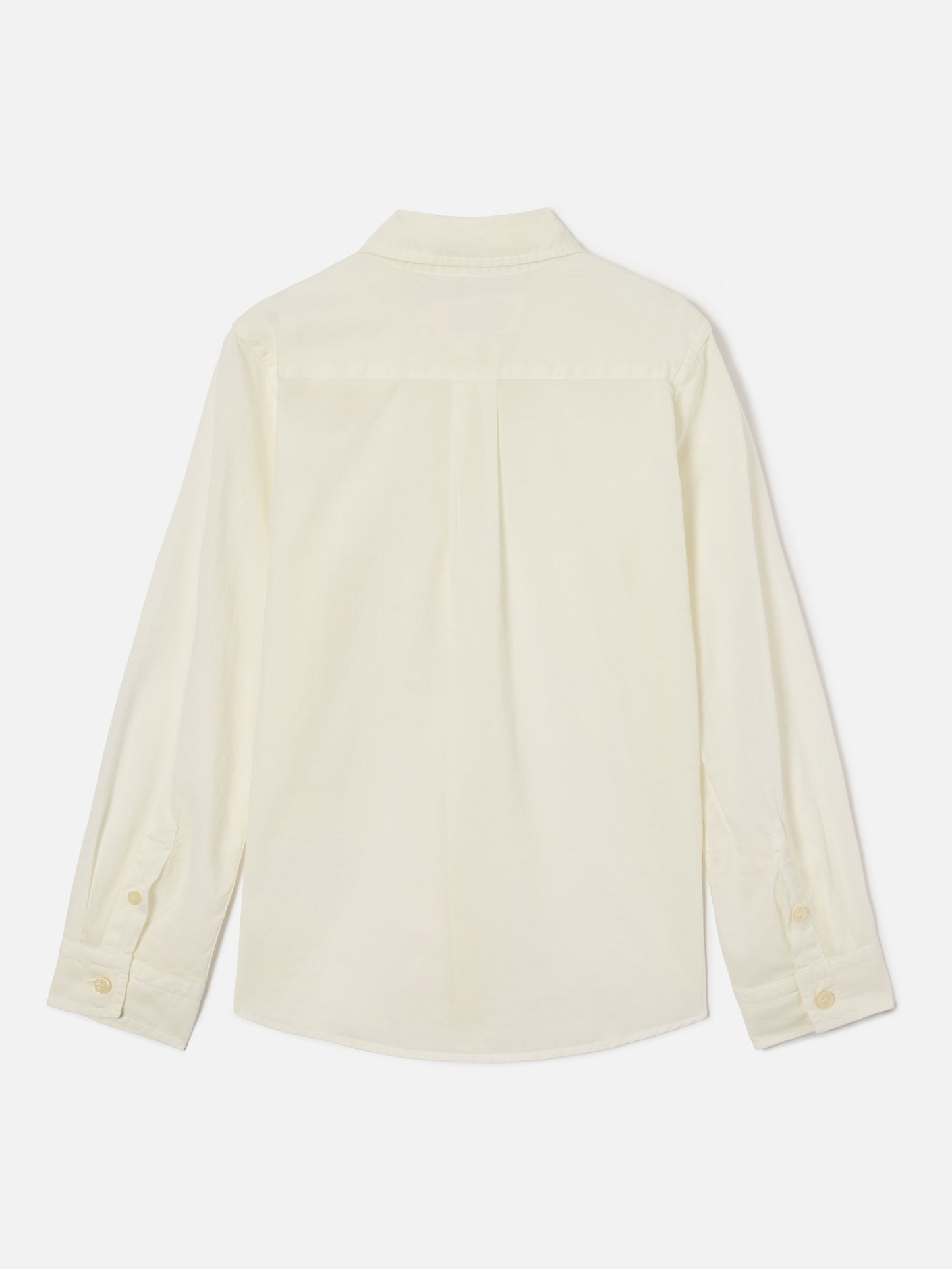 Cream Chemise Jr shirt in cotton voile
