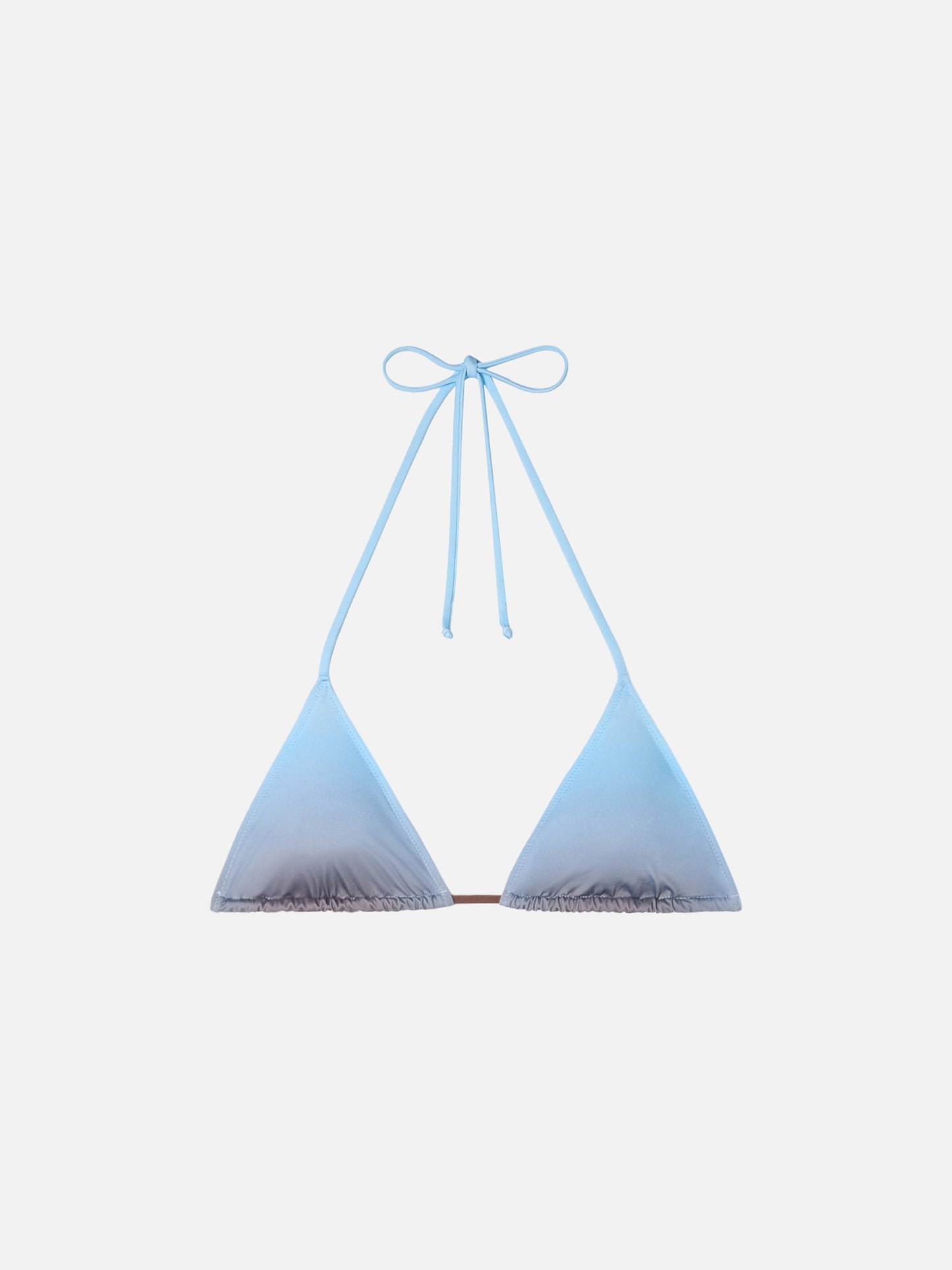 Leah top a triangolo con stampa sfumata