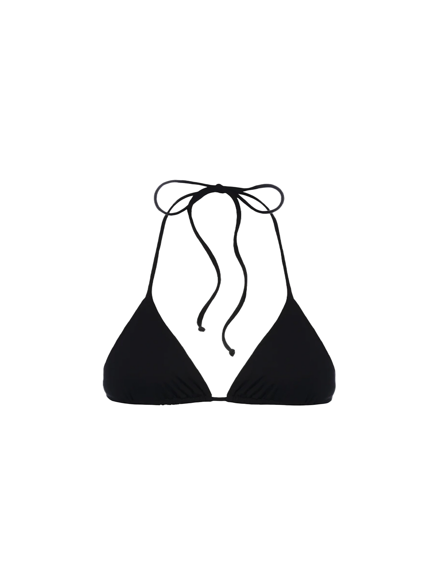 Costume da bagno da donna top a triangolo nero Leah
