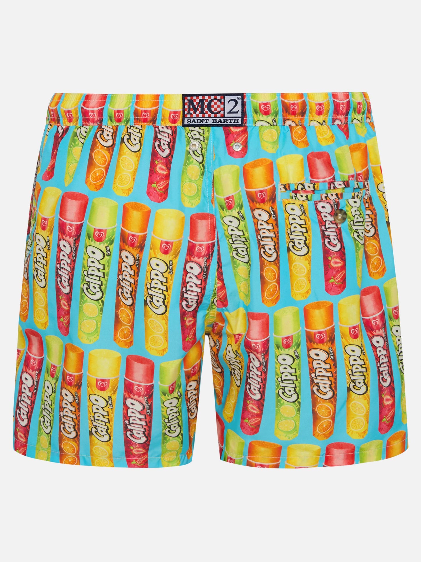Man swim shorts with Calippo print | Algida® Special Edition