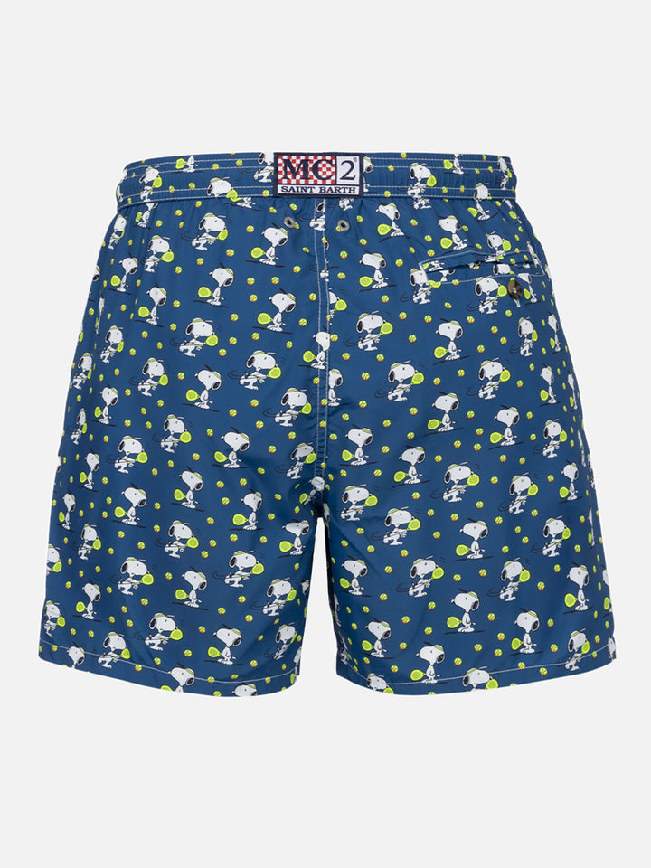 Lightweight fabric swim shorts Lighting with Superman print | SNOOPY PEANUTS® SPECIAL EDITION - MC2 Saint Barth