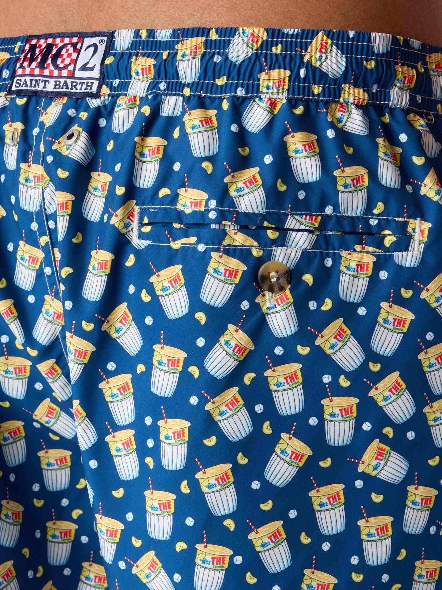 Lightweight fabric swim-shorts Lighting with Estathè pack print | ESTATHE' FERRERO SPECIAL EDITION