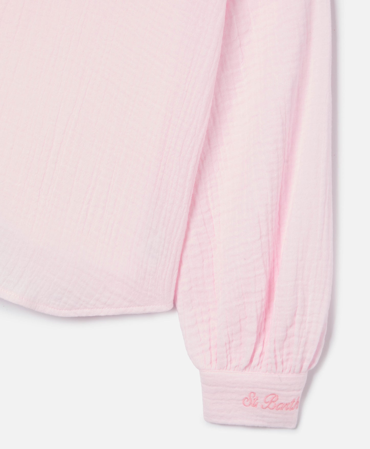 Maira Jr Shirt in pink cotton muslin