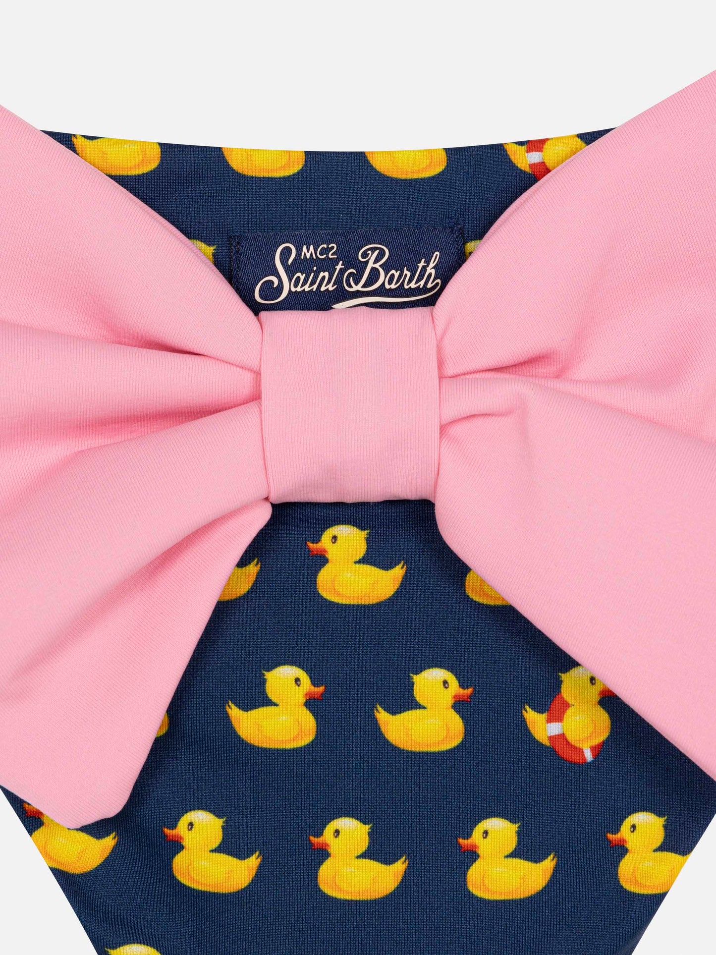 Madame swim briefs with bow and ducky print - MC2 Saint Barth