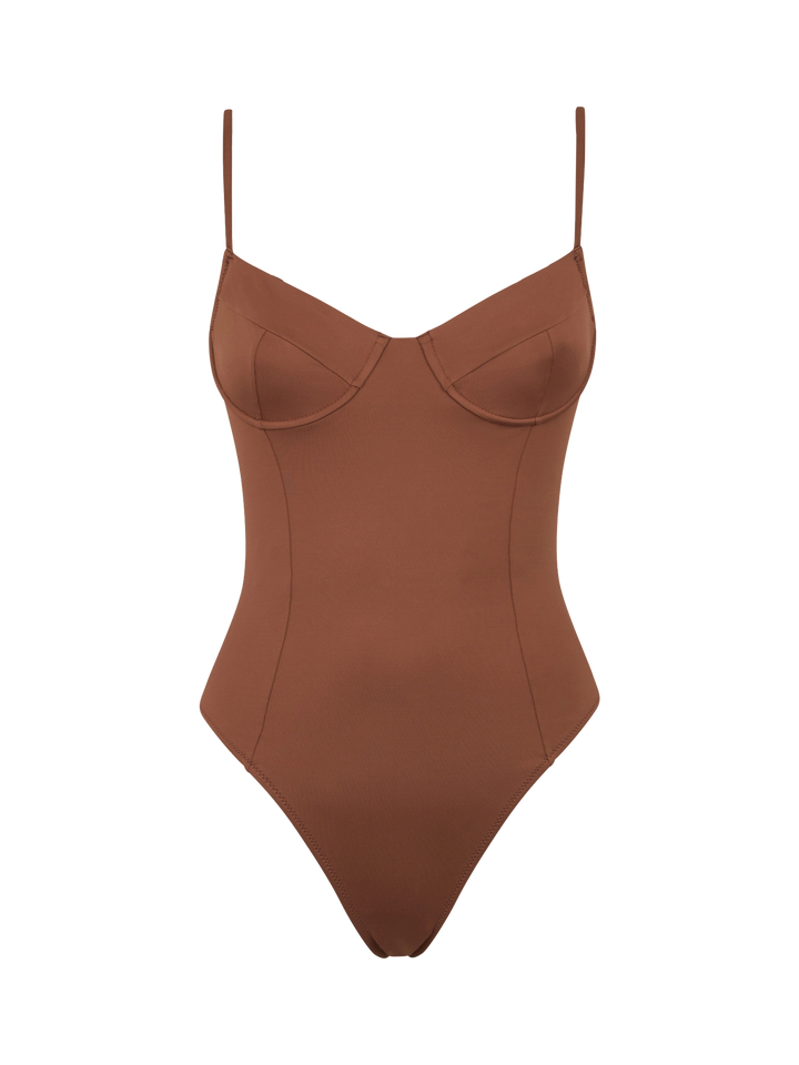 Woman underwired one piece swimsuit - MC2 Saint Barth