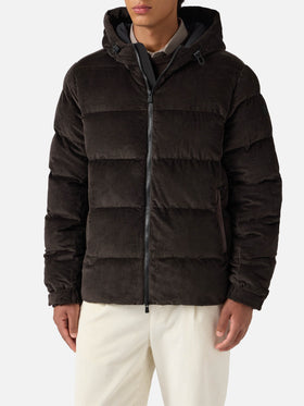 Maier Pocket Corduroy padded jacket with hood