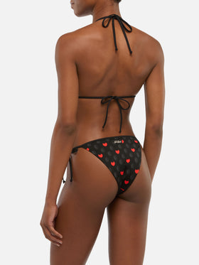 Bikini a triangolo Maleah con stampa Milan | AC MILAN SPECIAL EDITION