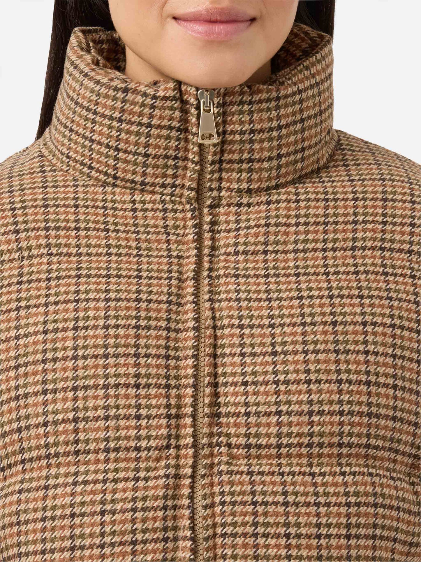 Maddy English padded houndstooth jacket