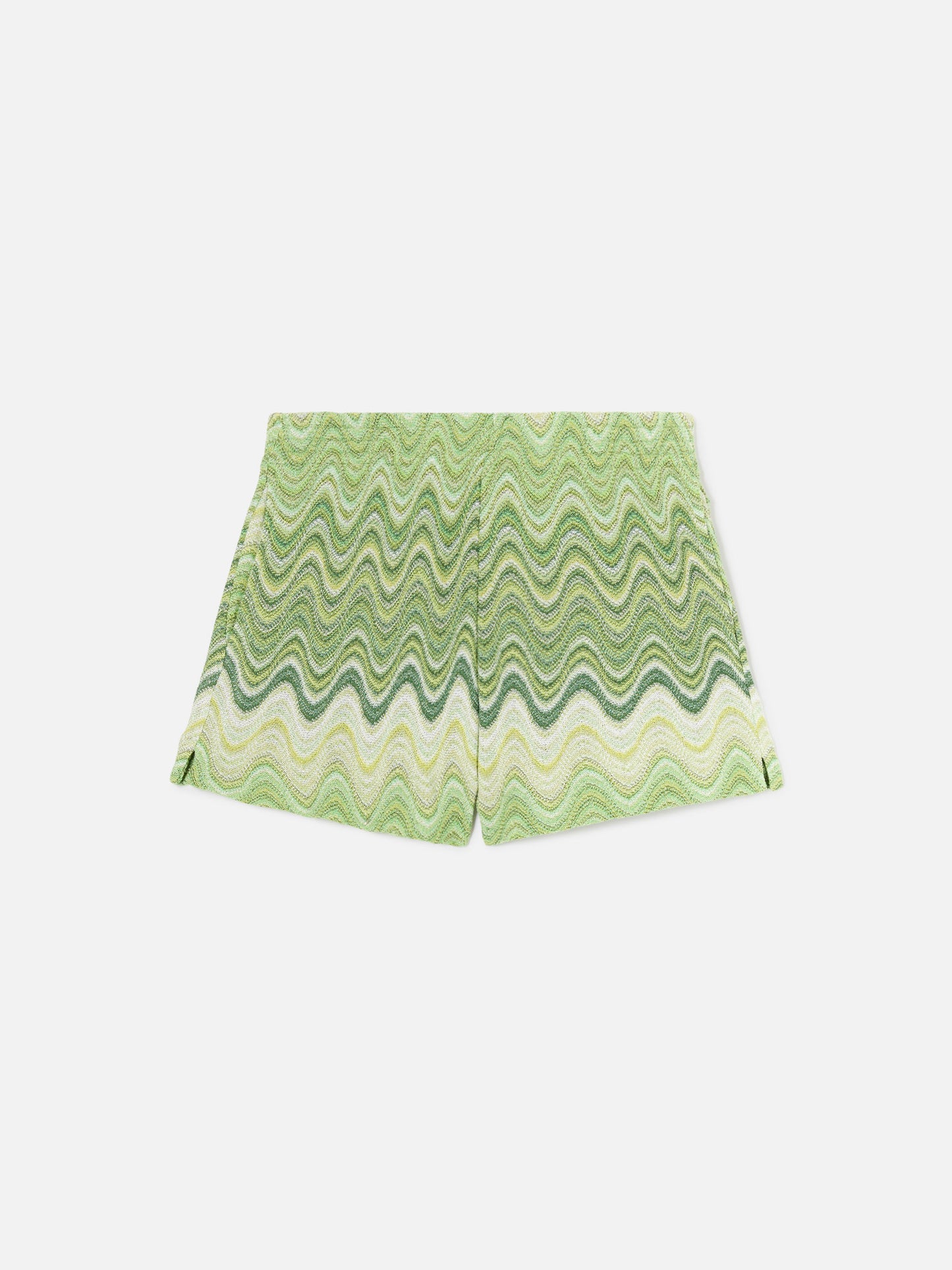 Shorts Meave in raschel degradé verde