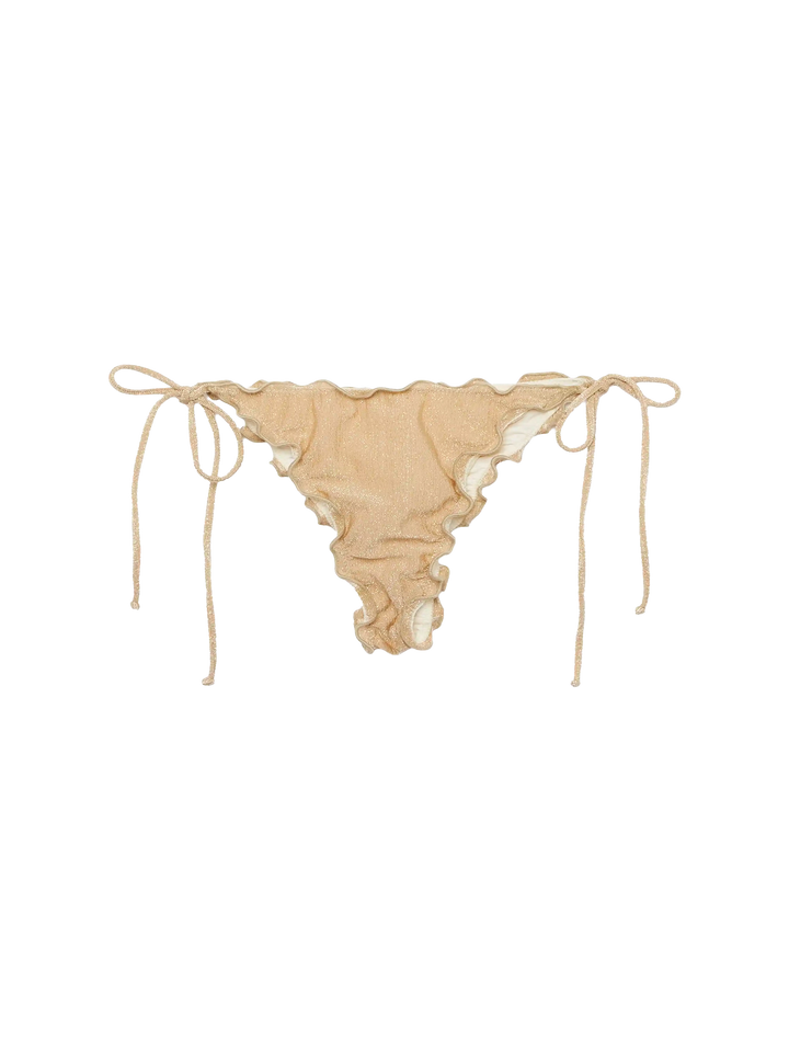 Freche Badehose „Miami“ aus goldenem Lurex