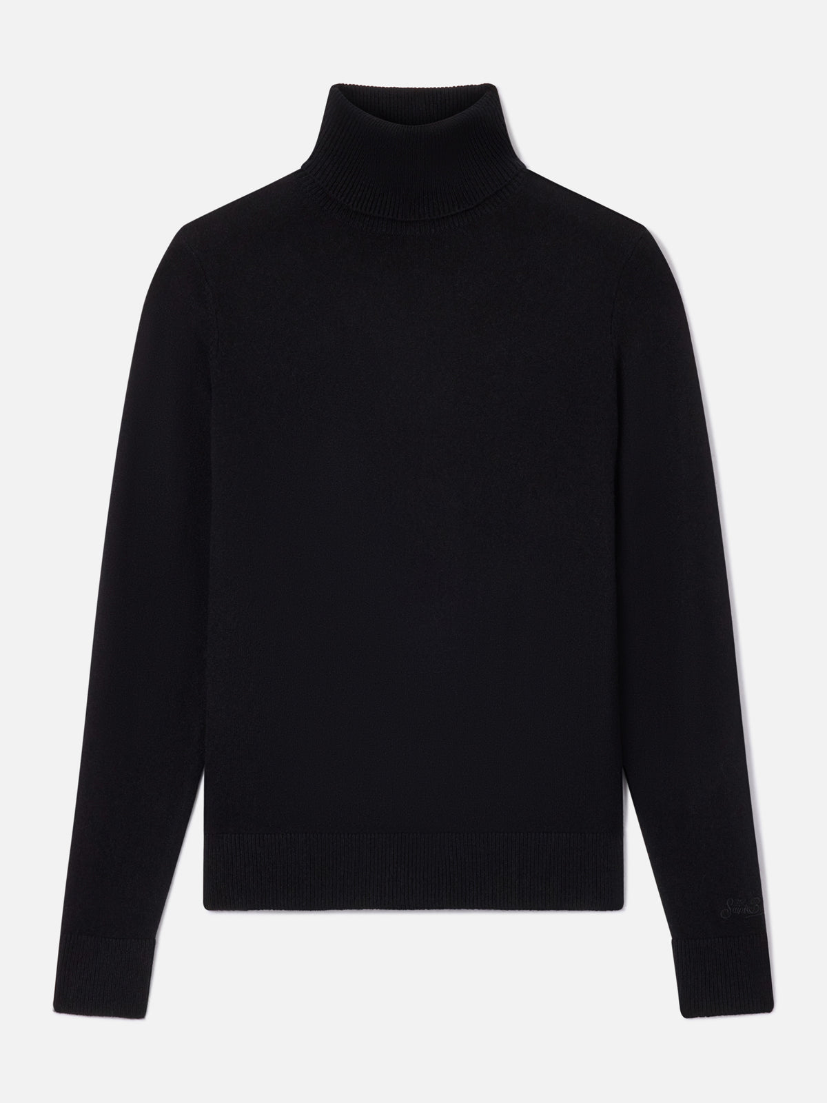 Pull en cachemire à col roulé Moody en noir