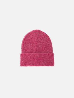 Woman peony stretch yarn hat Moss - MC2 Saint Barth