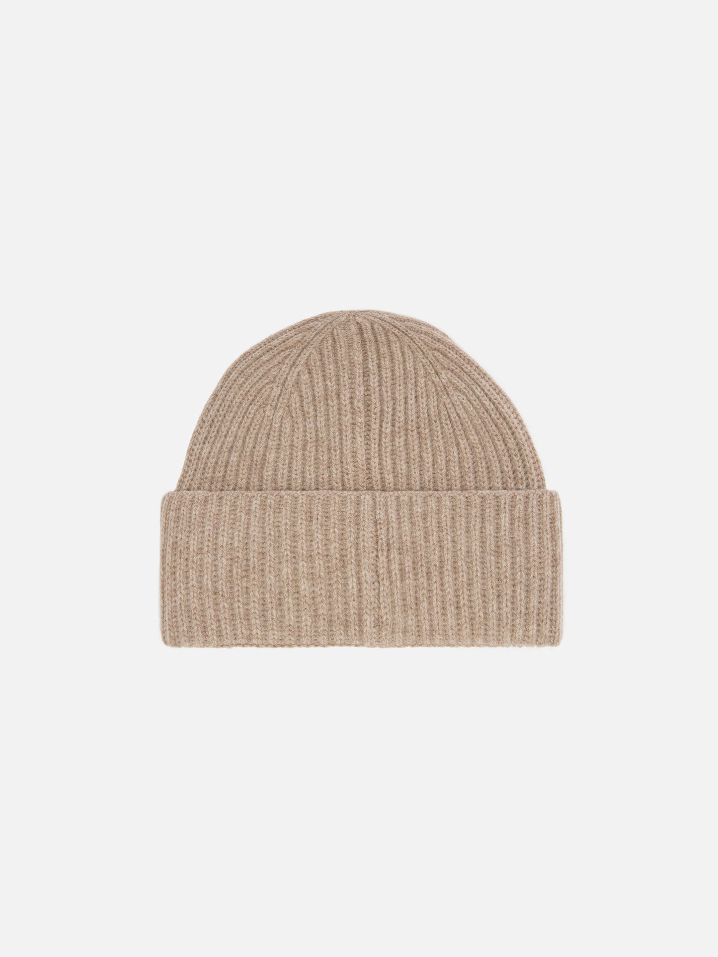Moss Beanie in khaki ribbed knit with St. Barth embroidery