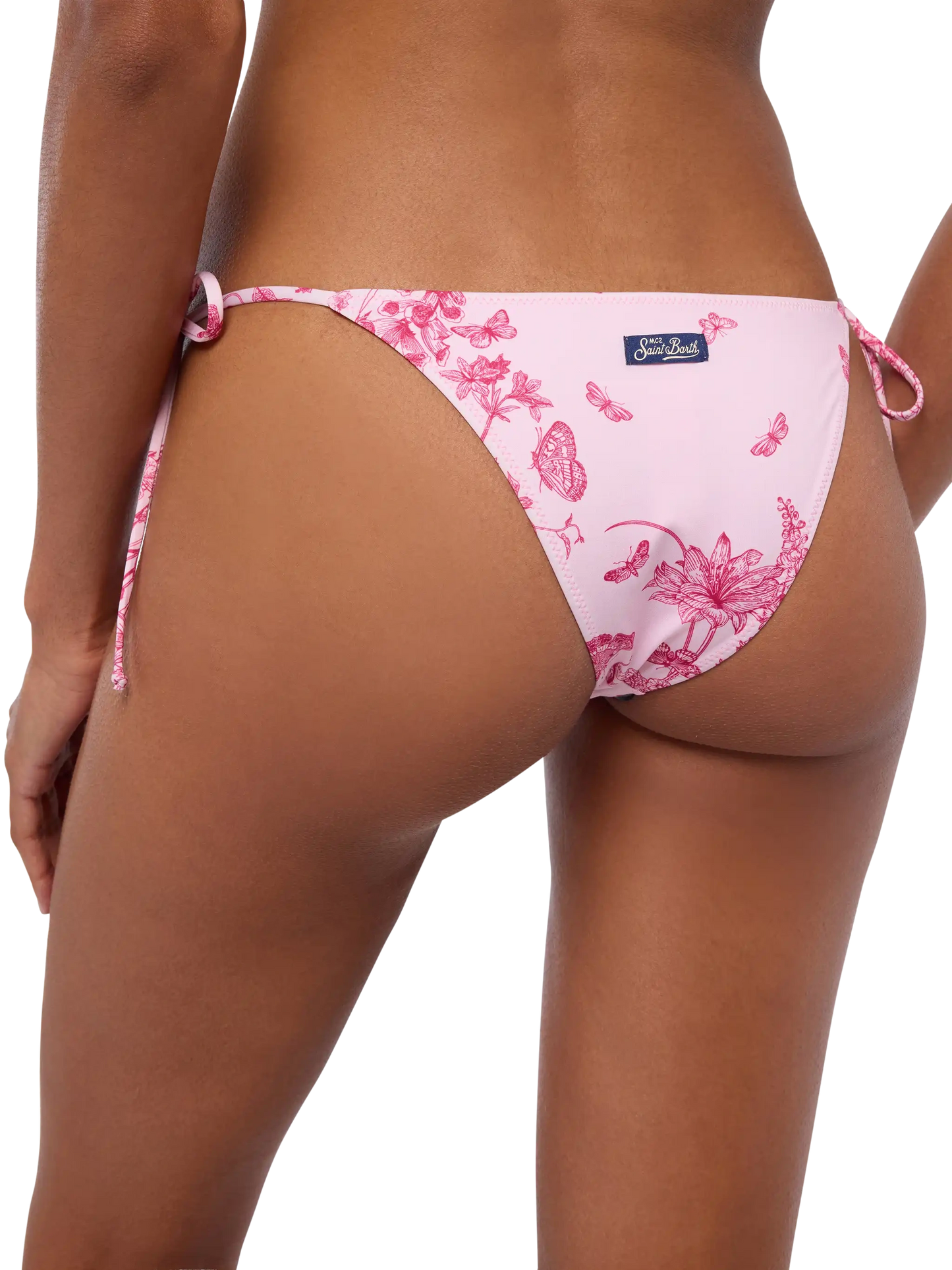 Classic triangle bikini Leah Marielle with toile de jouy print - MC2 Saint Barth