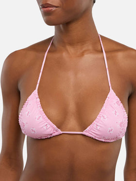 Nilly klassisches Triangel-Top mit Bandanna-Print