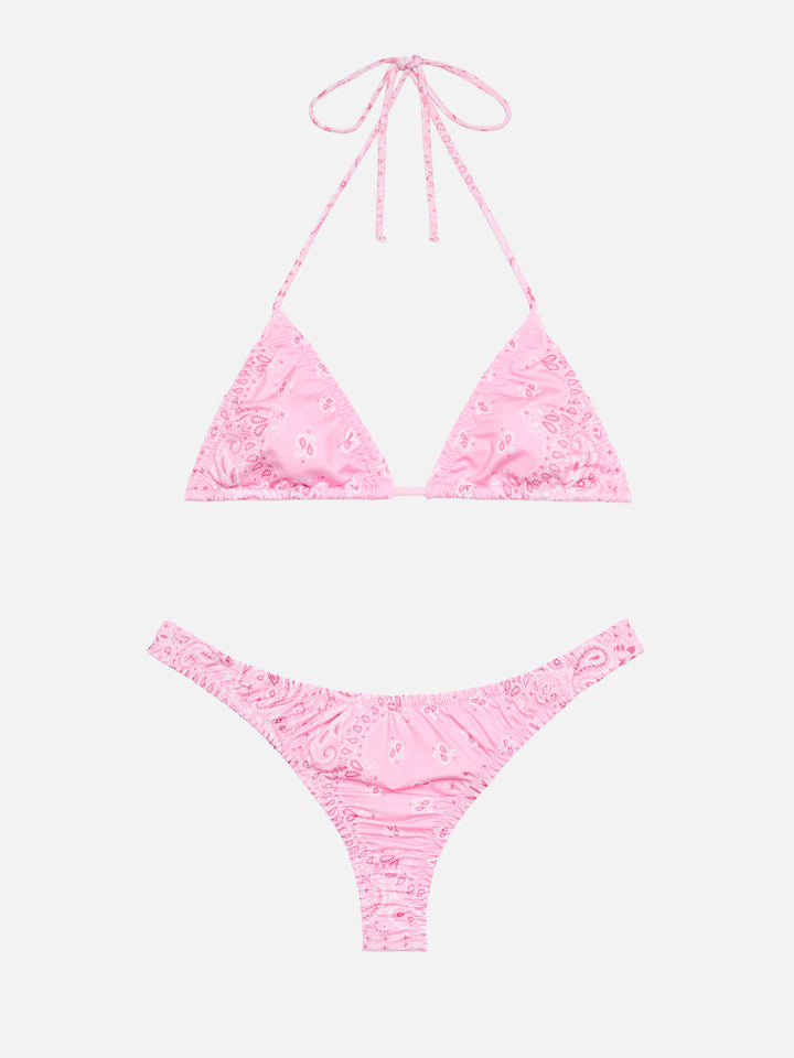 Nalu frechste Badehose mit Bandanna-Print - Nilly klassisches Triangel-Top mit Bandanna-Print
