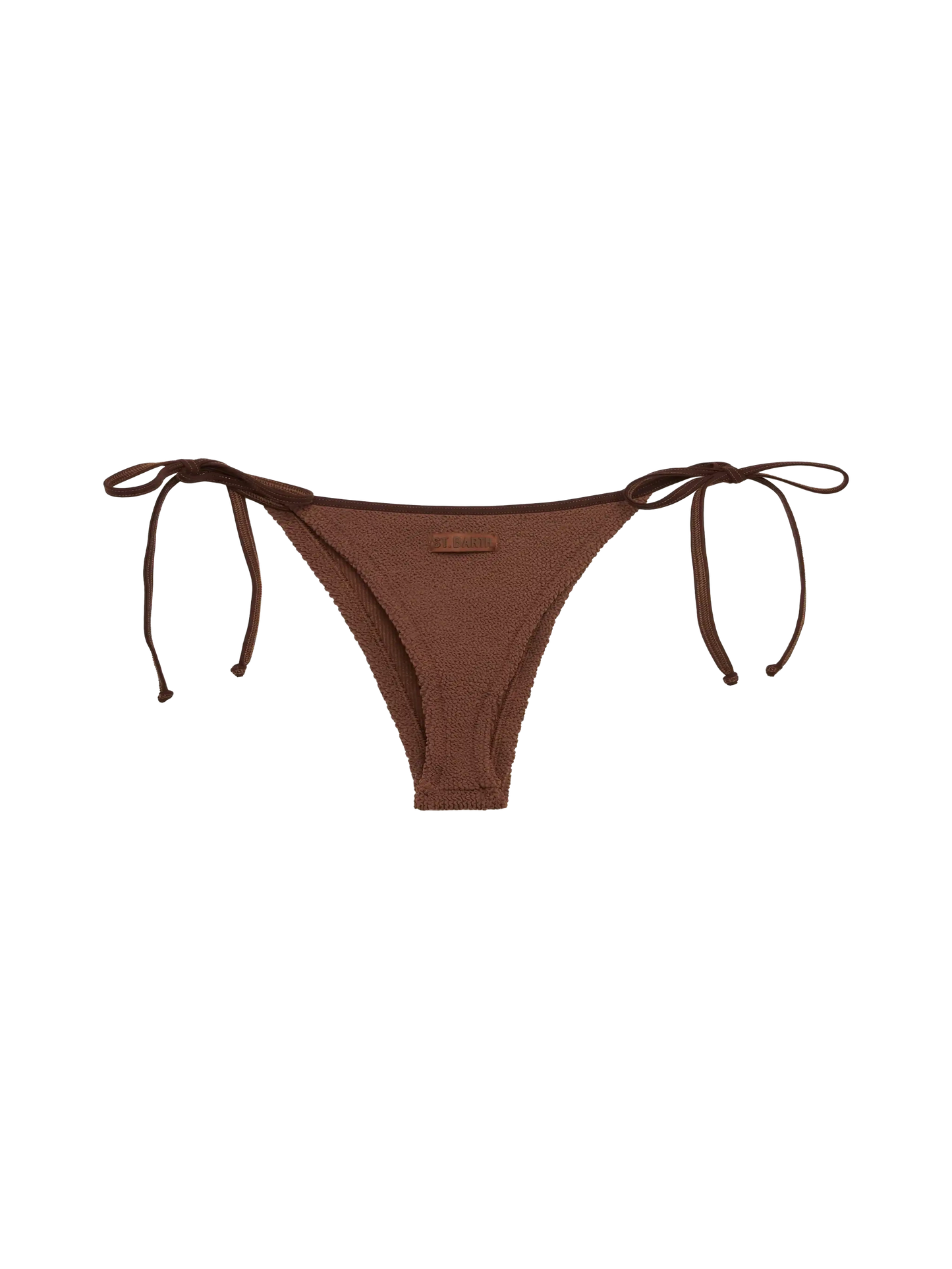 Norah brown crinkle cheekiest swim briefs - MC2 Saint Barth