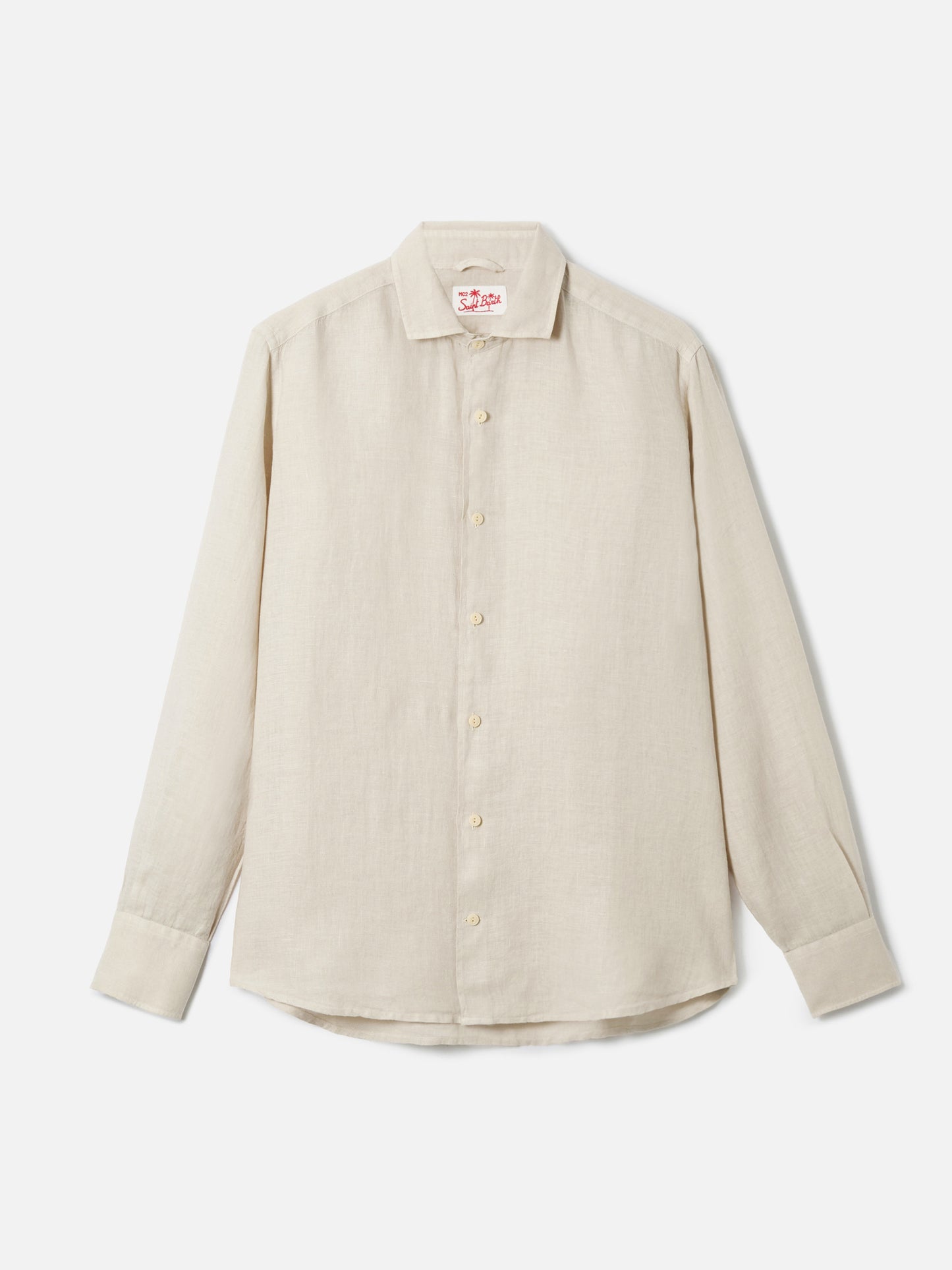 Man off-white linen shirt Pamplona