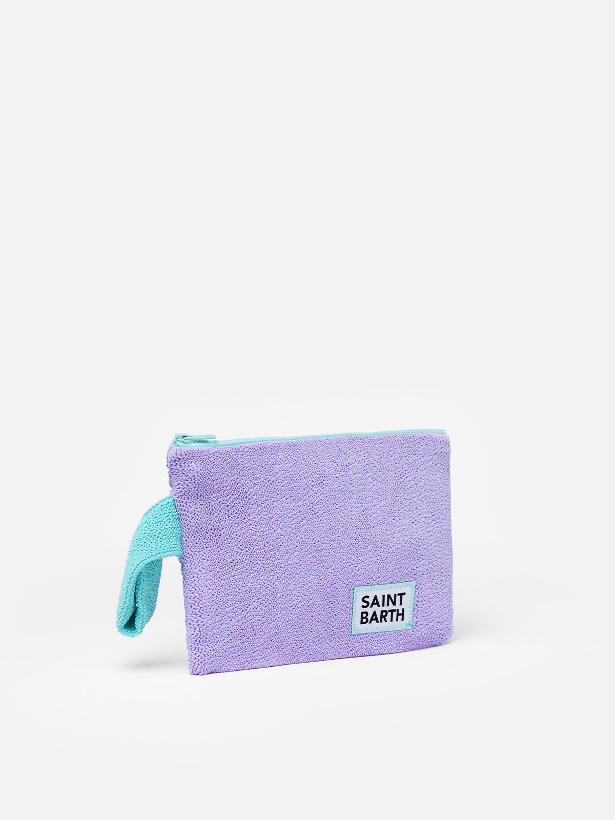 Pareasy purple crinkle pochette - MC2 Saint Barth